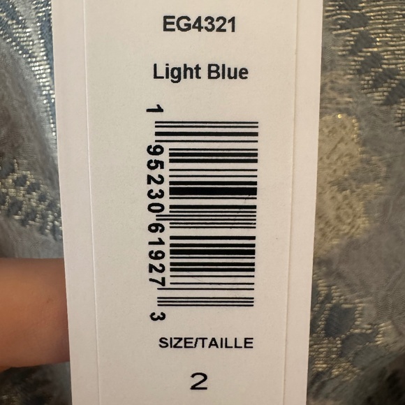 Badgley Mischka Jacquard Shirt Gown size 2 NWT - Picture 5 of 7